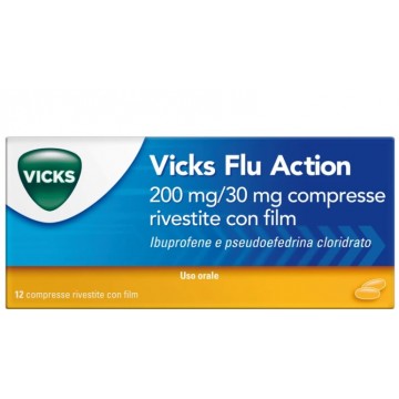 Vicks Flu Action 200mg/30...